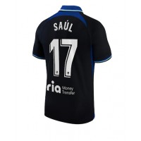 Atletico Madrid Saul Niguez #17 Fotballklær Bortedrakt 2022-23 Kortermet